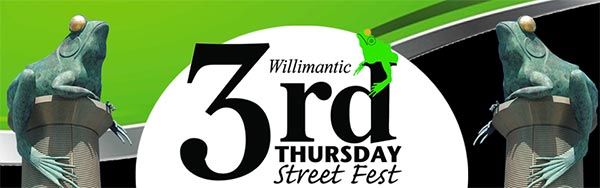 3rd Thursday Banner for Willimantic event
