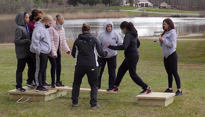 Group Participating in Islands Portable Element