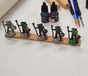 Model Progression of painting